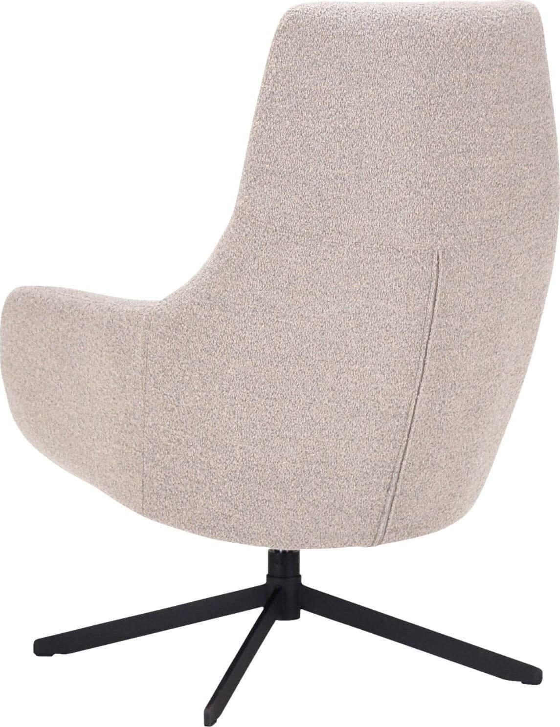 Profijt Meubel Draaifauteuil Kenmare beige Beige|Wit Draaifauteuil