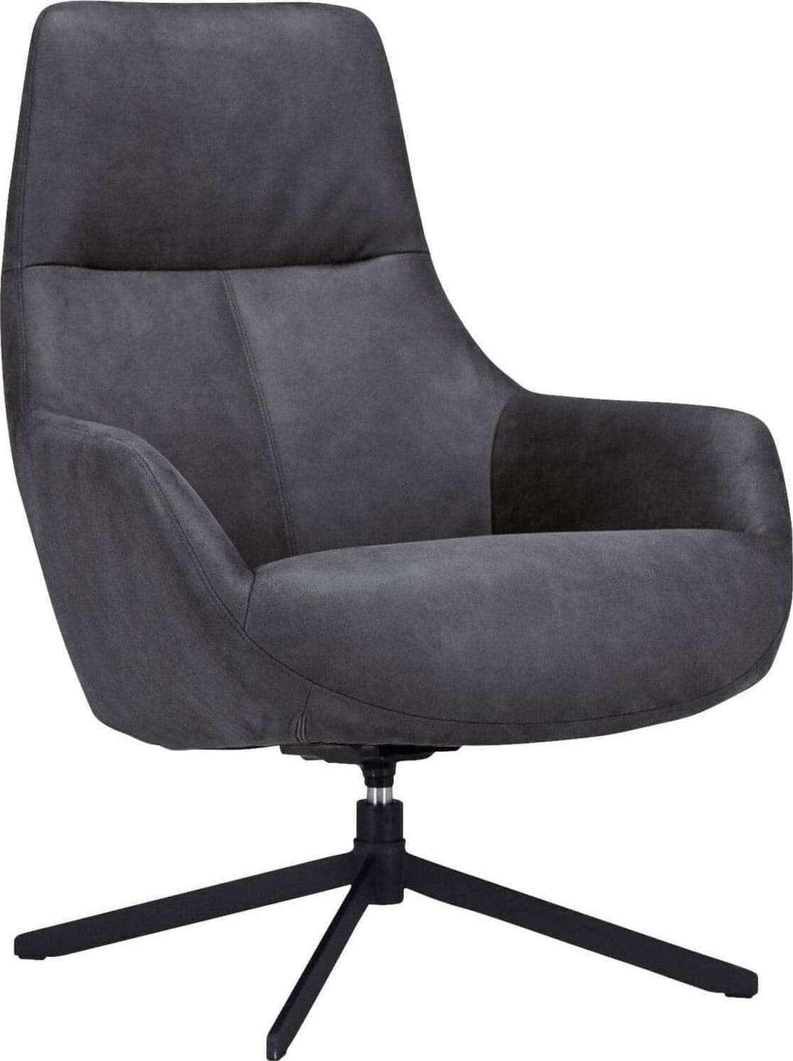 Profijt Meubel Draaifauteuil Kenmare donkergrijs Grijs|Antraciet Draaifauteuil