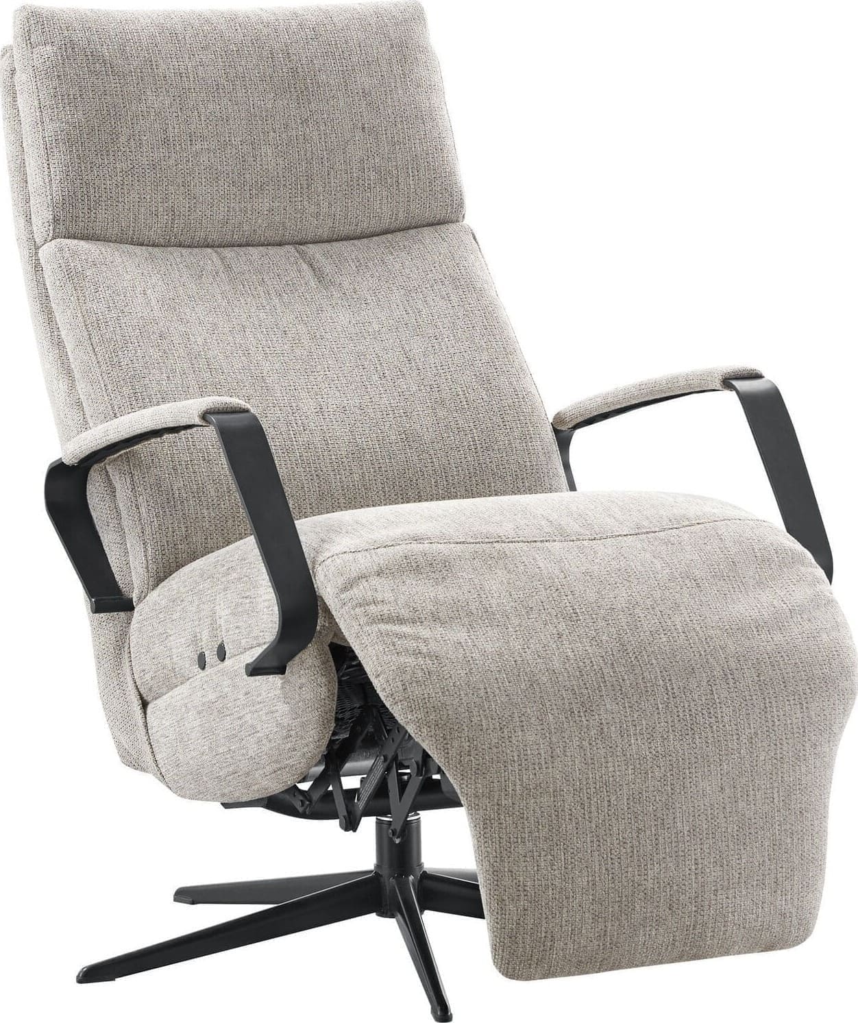 Profijt Meubel Relaxfauteuil Laterza elektrisch large grijs Grijs Fauteuil