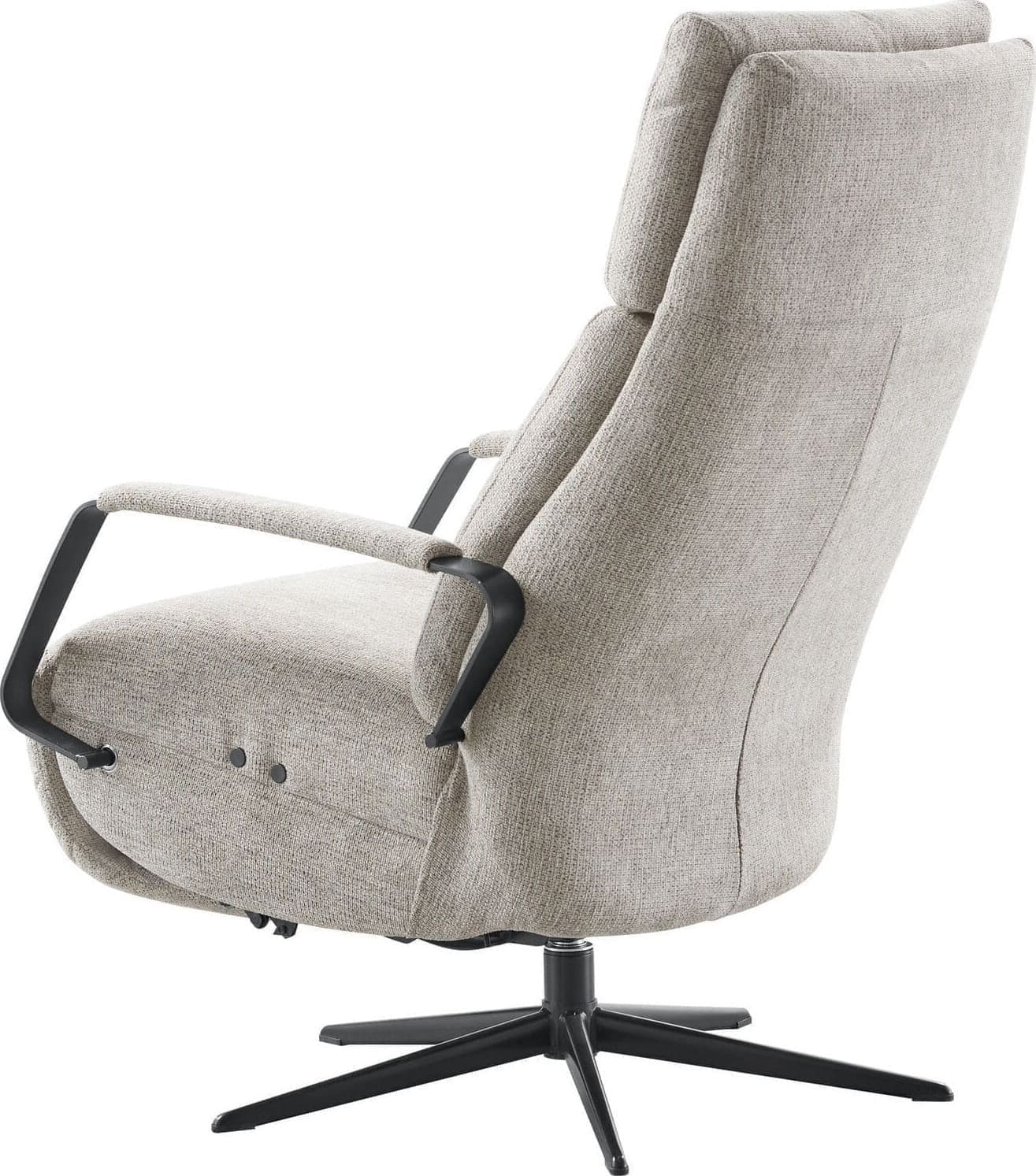 Profijt Meubel Relaxfauteuil Laterza elektrisch small grijs Grijs Fauteuil