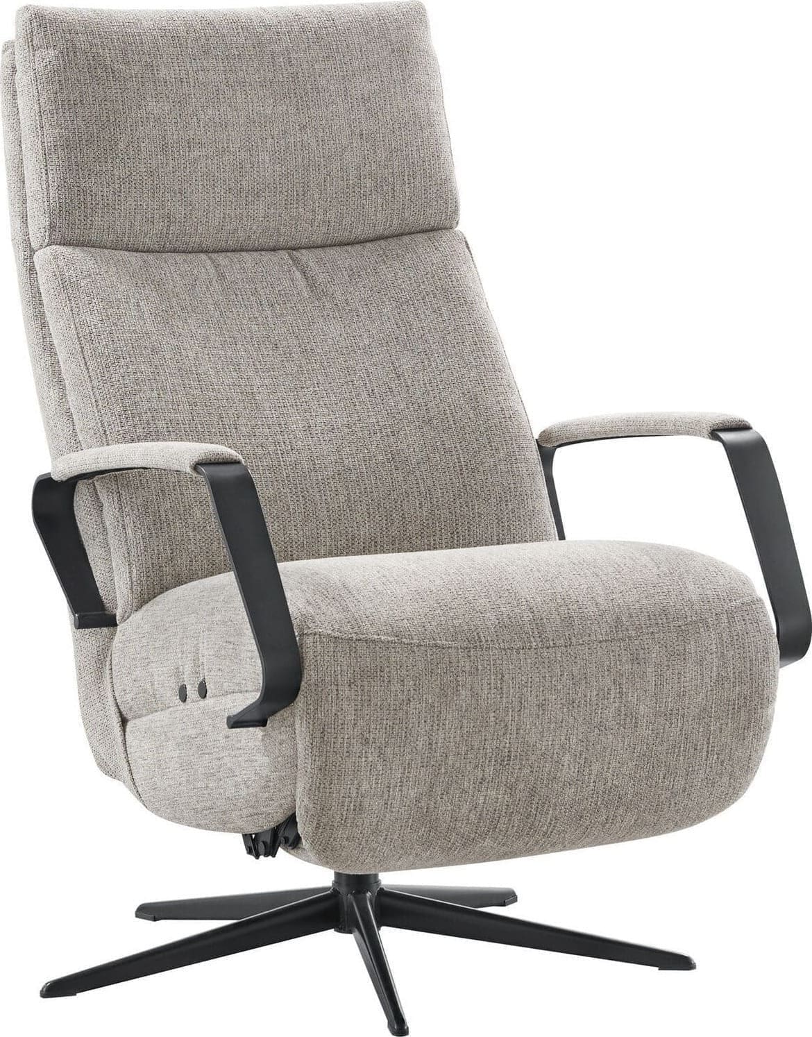 Profijt Meubel Relaxfauteuil Laterza elektrisch small grijs Grijs Fauteuil