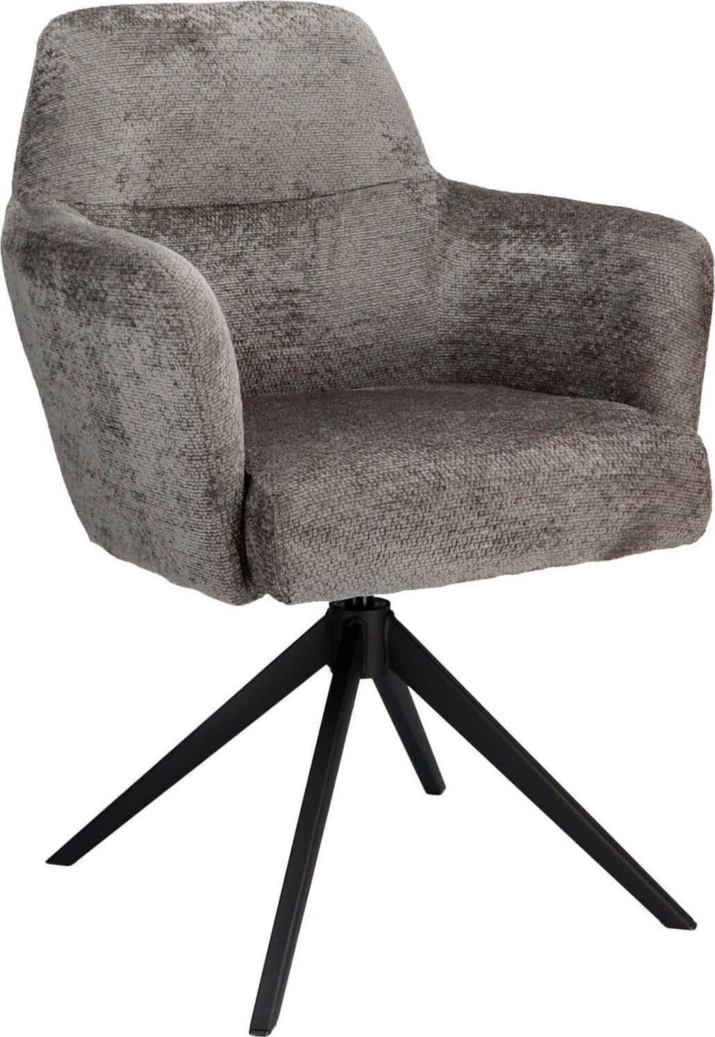 Pronto Wonen Armstoel Balestro grijs Grijs Eetkamerstoel