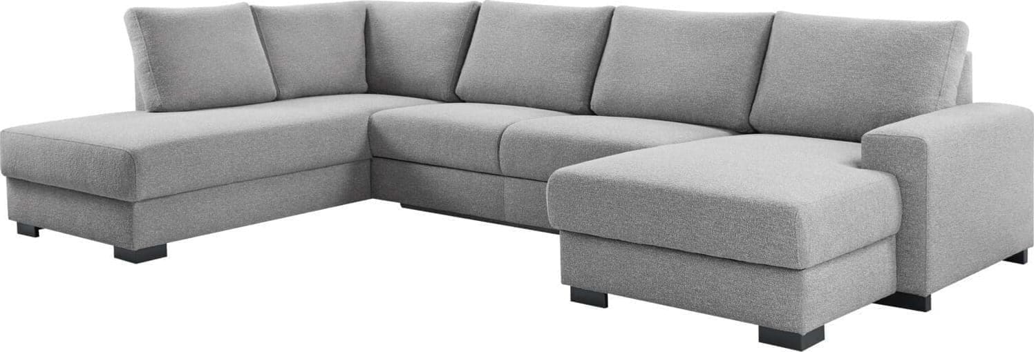 Pronto Wonen Hoekbank links Florance polyether grijs Grijs Bank