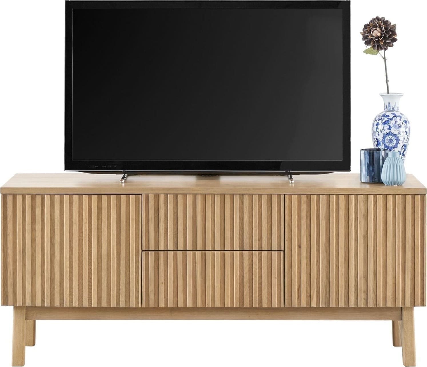 Pronto Wonen TV-meubel Arrosto eikenhout 58x135x40 cm light roast Bruin Tv-meubel|Tv-dressoir