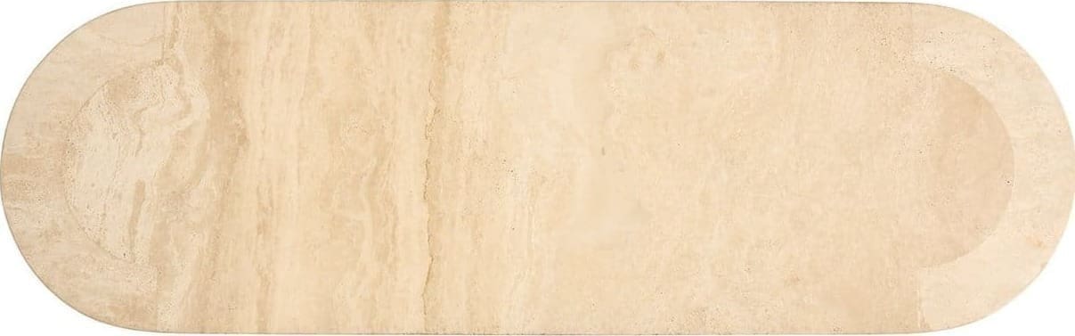 Richmond Interiors Wandtafel Biltmore Italian beige Travertin Beige Wandtafel