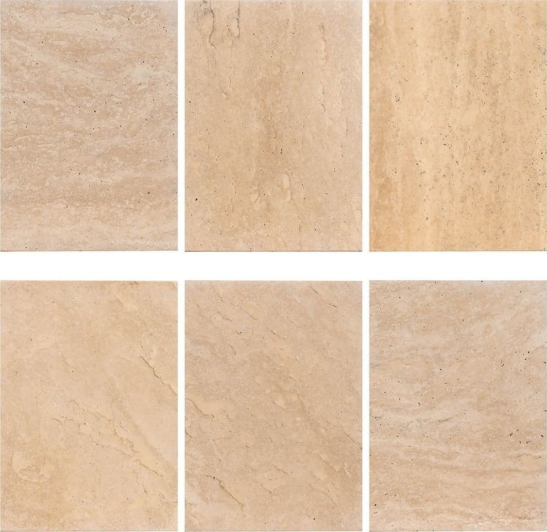 Richmond Interiors Wandtafel Biltmore Italian beige Travertin Beige Wandtafel