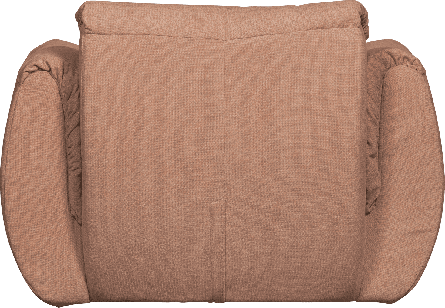 WOOOD Baggy draaifauteuil geweven chenille oudroze Blauw Draaifauteuil