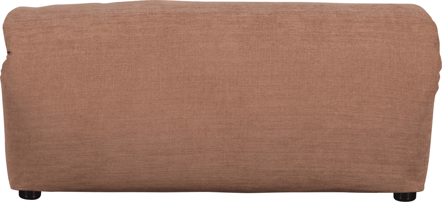 WOOOD Baggy hocker geweven chenille oudroze Blauw Hocker