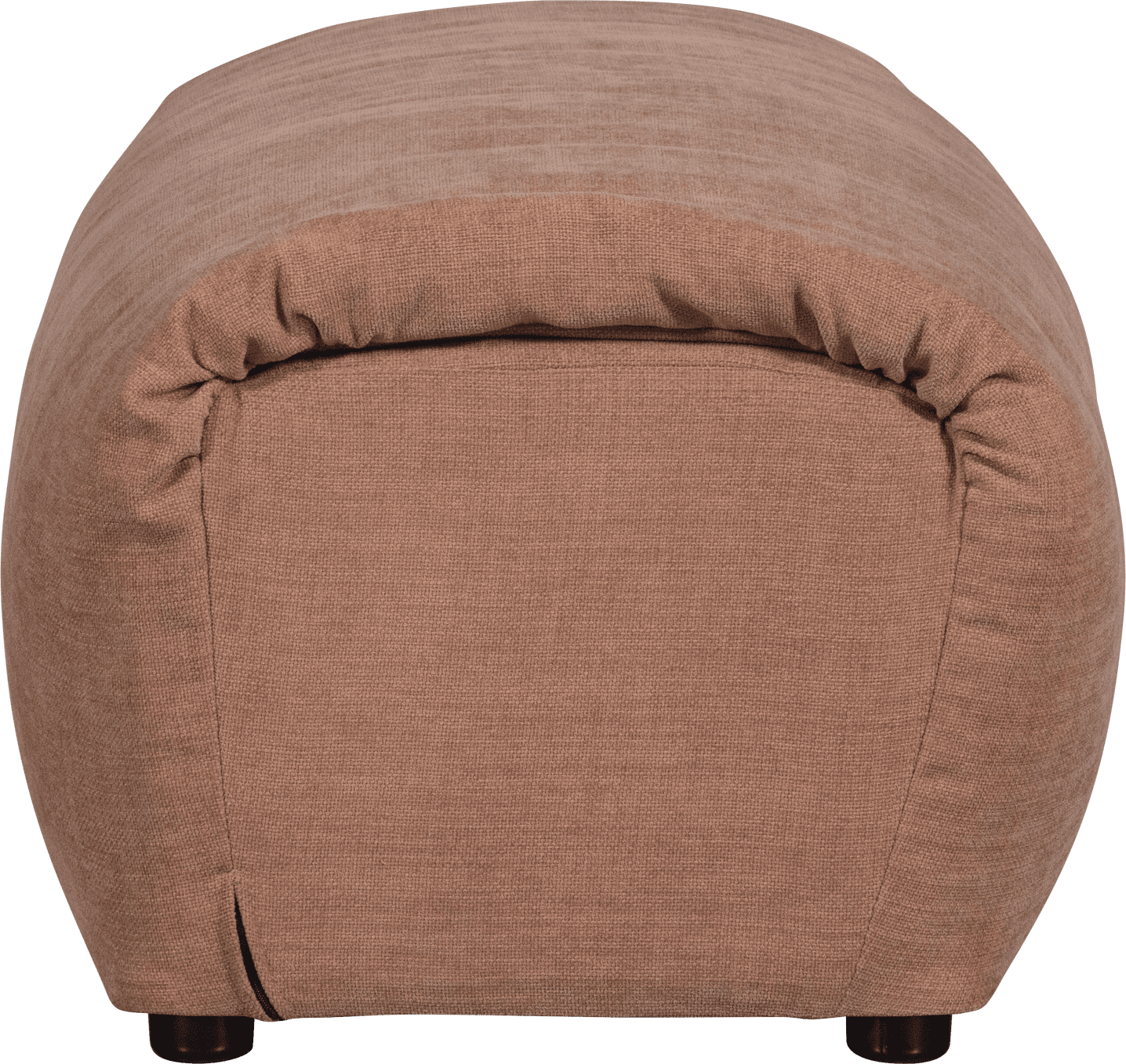 WOOOD Baggy hocker geweven chenille oudroze Blauw Hocker