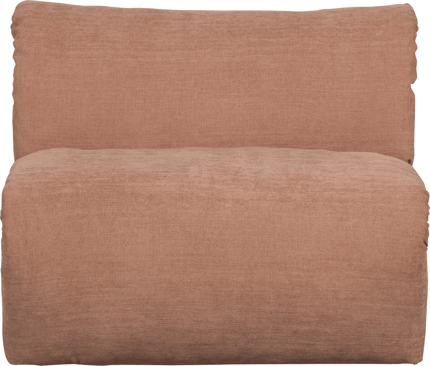 WOOOD Baggy 1-zitsbank geweven chenille oudroze Blauw Modulaire banken