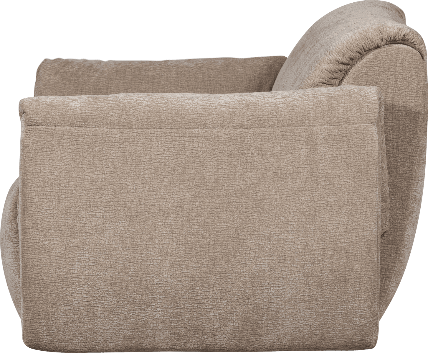 WOOOD Baggy loveseat 3d chenille zand Beige|Bruin 2-zitsbank