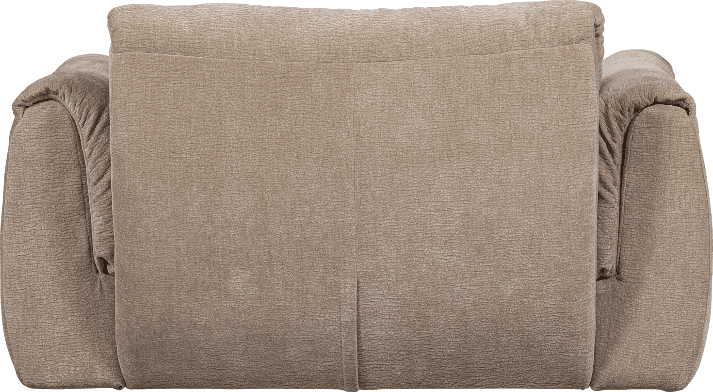 WOOOD Baggy loveseat 3d chenille zand Beige|Bruin 2-zitsbank