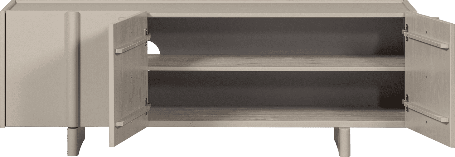 WOOOD Basu tv meubel 152cm grenen dust Paars Tv-meubel|Tv-dressoir