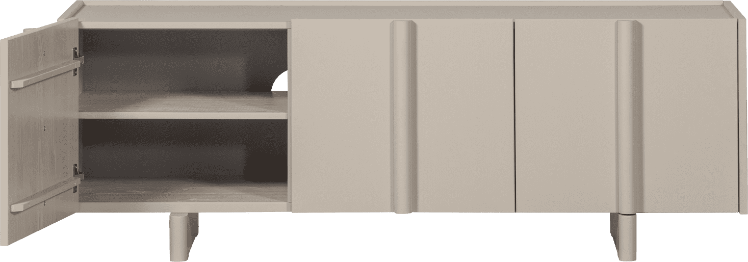 WOOOD Basu tv meubel 152cm grenen dust Paars Tv-meubel|Tv-dressoir