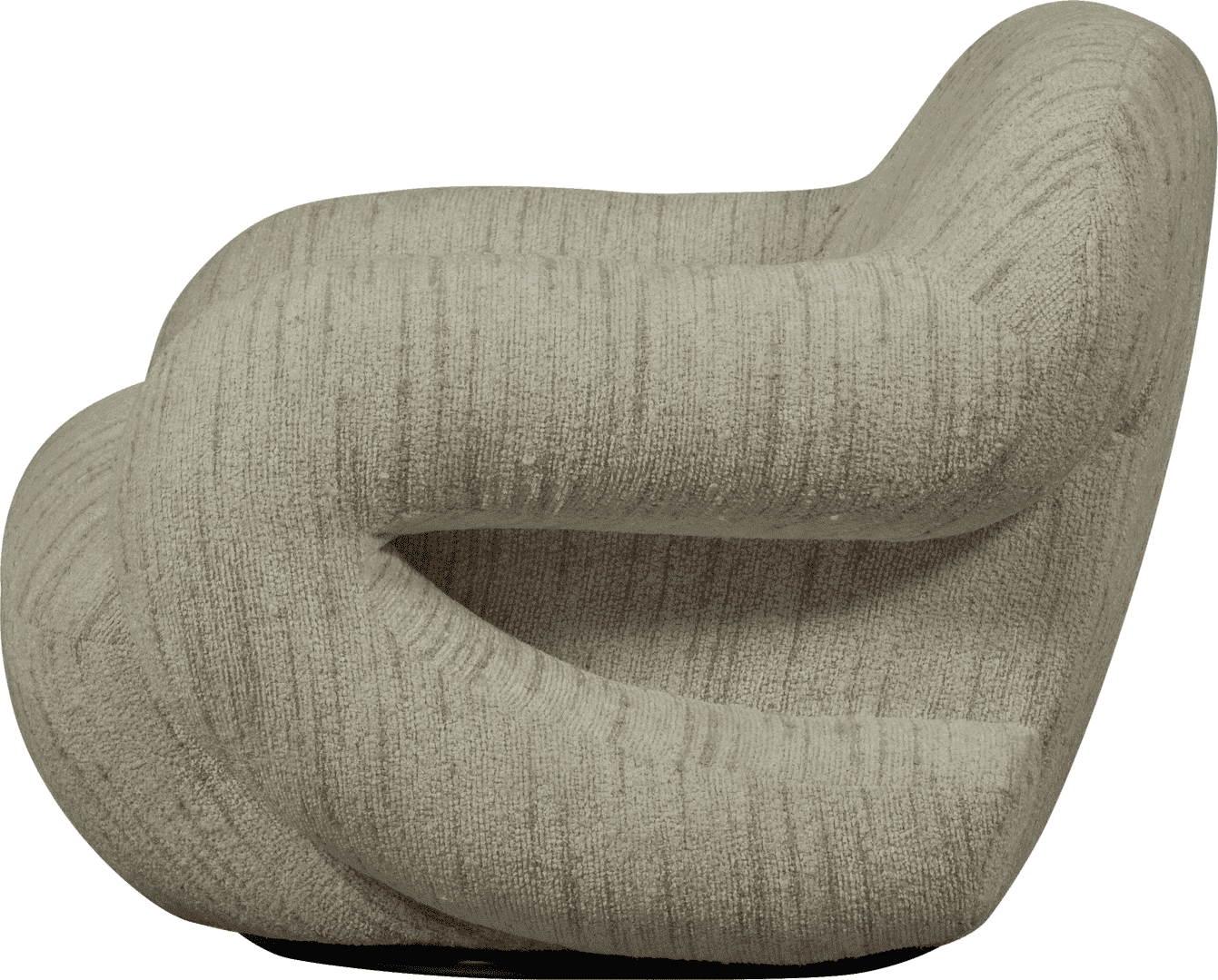 WOOOD Folke fauteuil chenille naturel melange Naturel Fauteuil