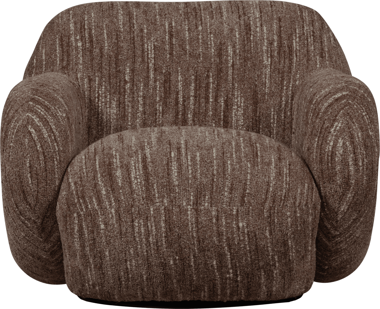 WOOOD Folke fauteuil chenille oudroze melange Blauw Fauteuil