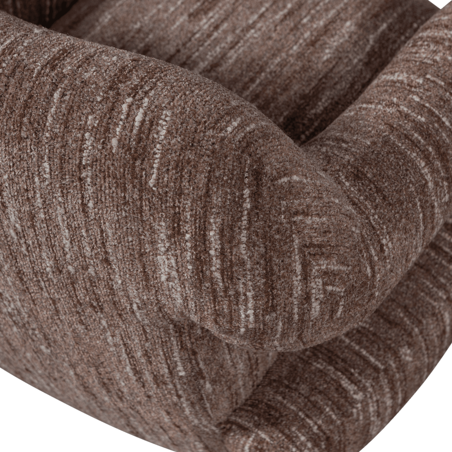 WOOOD Folke fauteuil chenille oudroze melange Blauw Fauteuil