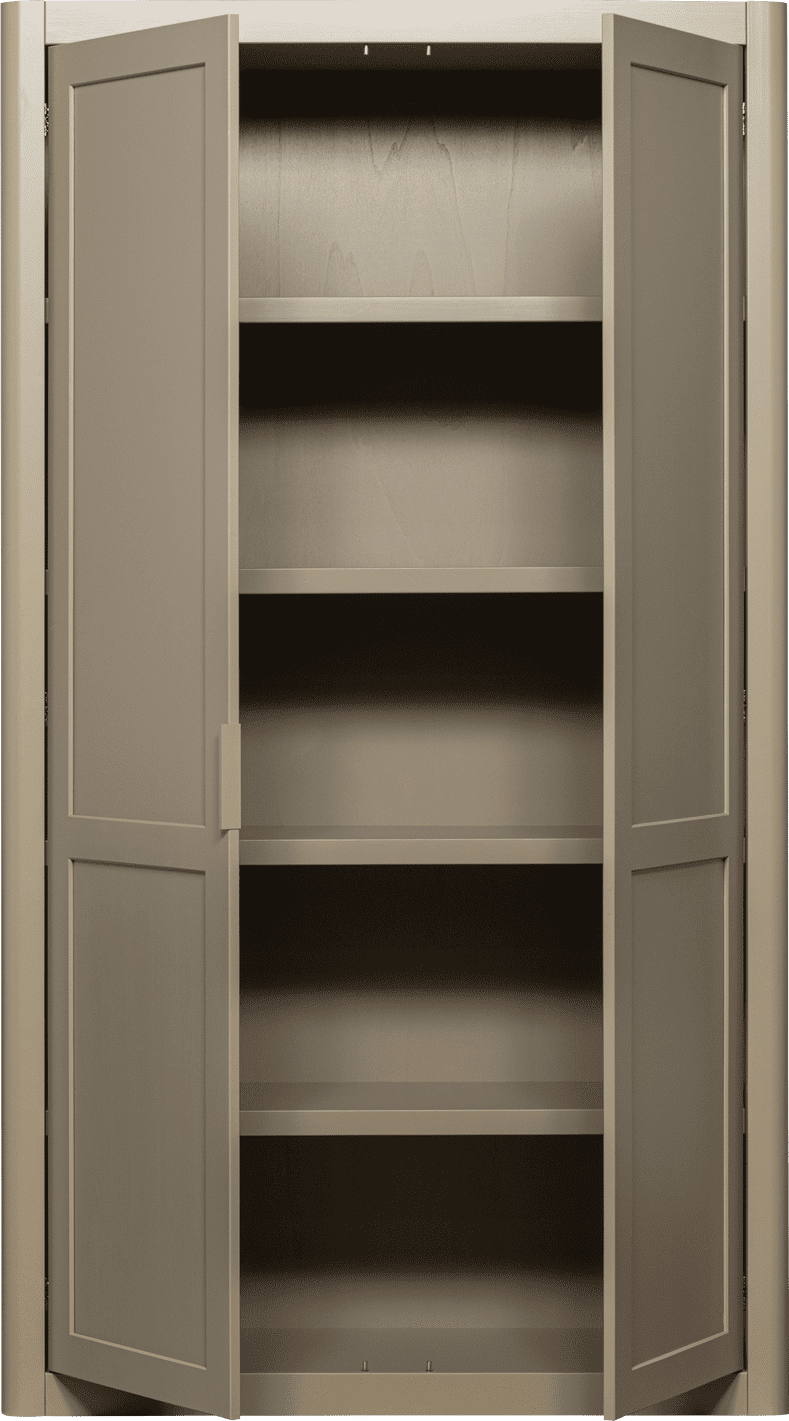 WOOOD Gunnar opbergkast grenen mud Bruin|Taupe Buffetkast|Kast