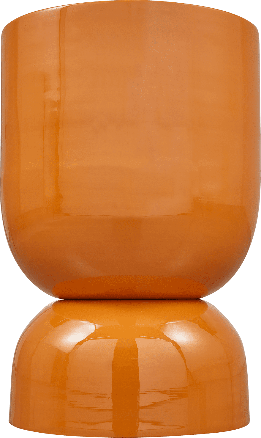 WOOOD Hekla bijzettafel metaal oranje Oranje Bijzettafel