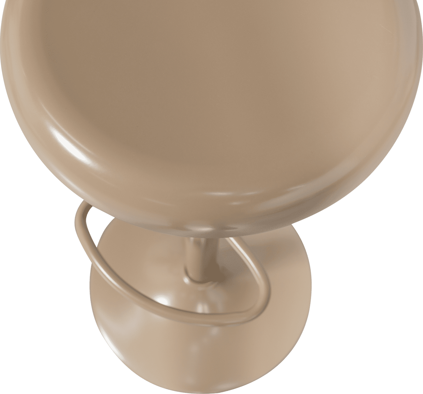 WOOOD Isaac barkruk metaal zand Beige|Bruin Barstoel