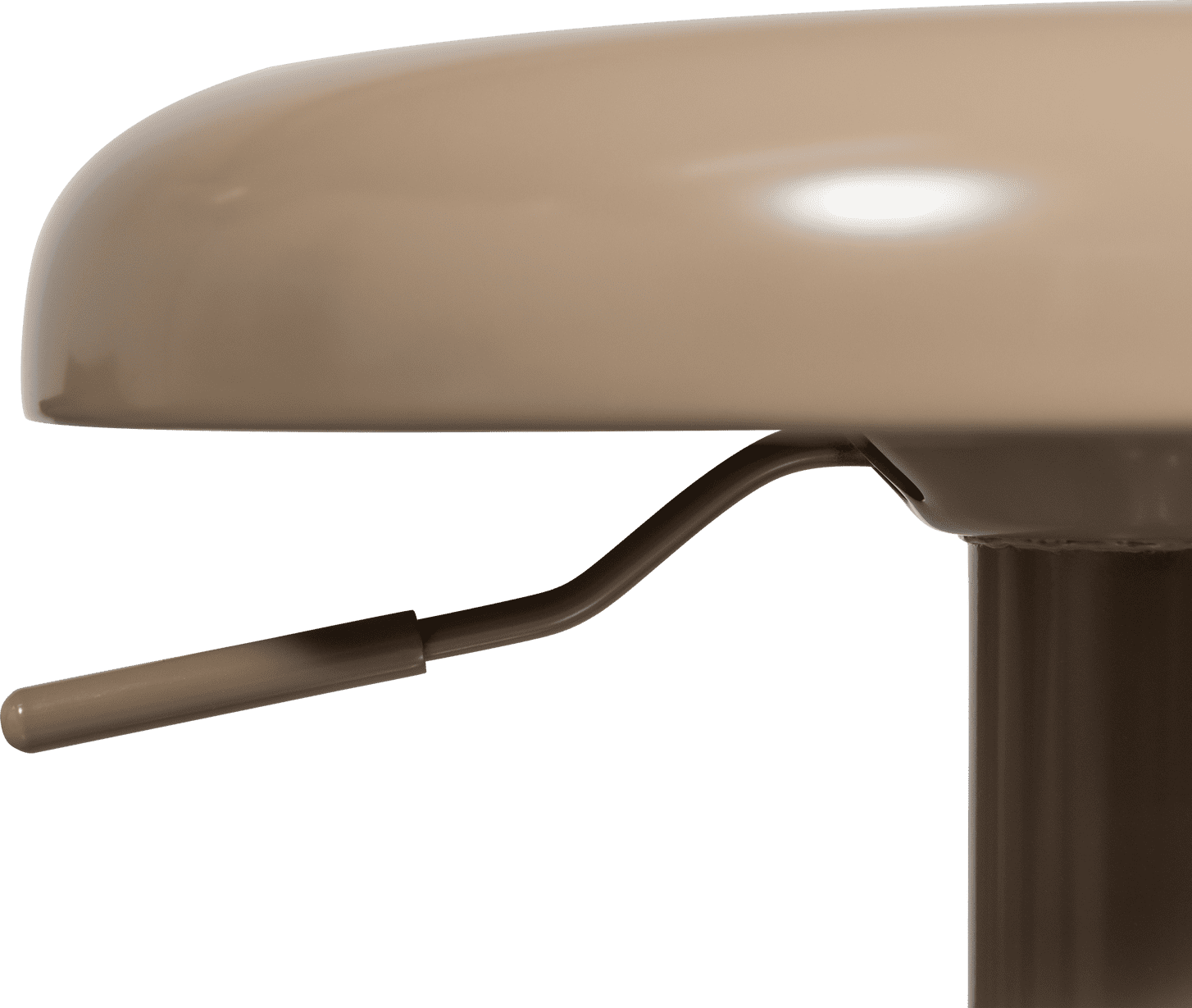 WOOOD Isaac barkruk metaal zand Beige|Bruin Barstoel