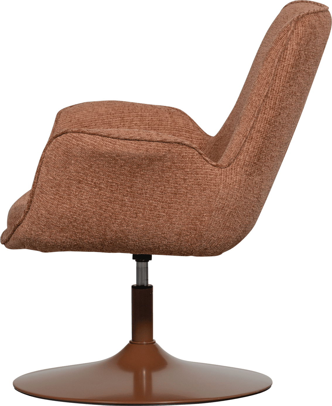 WOOOD Marten in hoogte verstelbare fauteuil oranje Oranje Fauteuil
