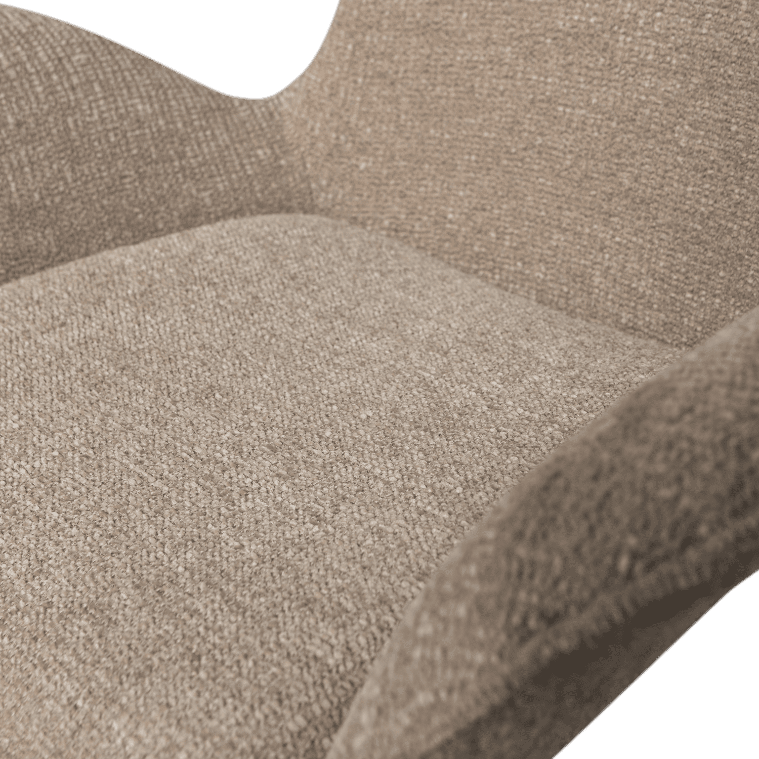 WOOOD Marten in hoogte verstelbare fauteuil zand Beige|Bruin Fauteuil