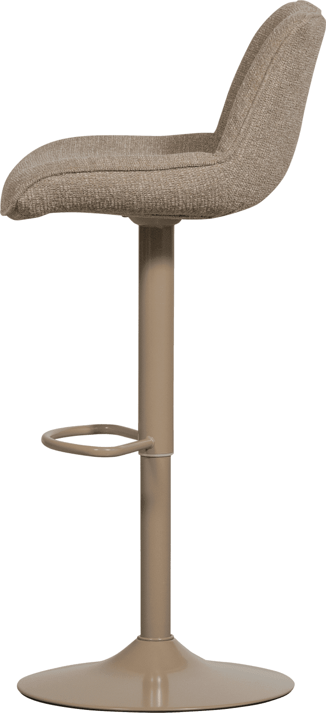 WOOOD Marten in hoogte verstelbare barstoel zand Beige|Bruin Barstoel