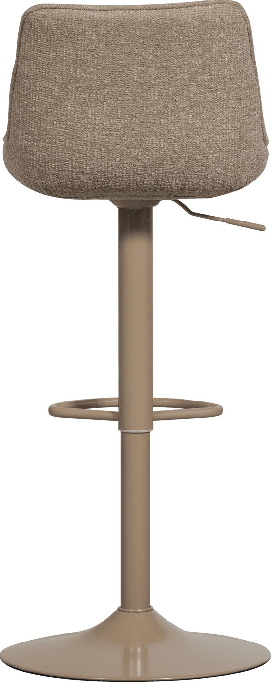 WOOOD Marten in hoogte verstelbare barstoel zand Beige|Bruin Barstoel