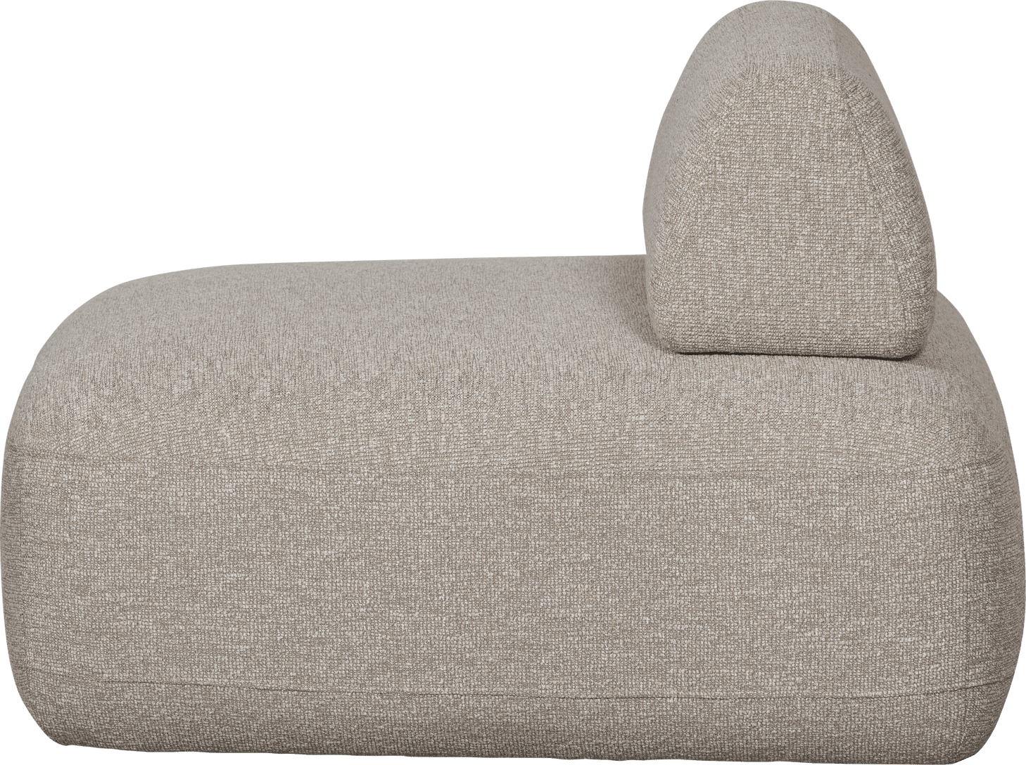 WOOOD Sterck fauteuil met verplaatsbare rugleuning naturel Naturel Fauteuil