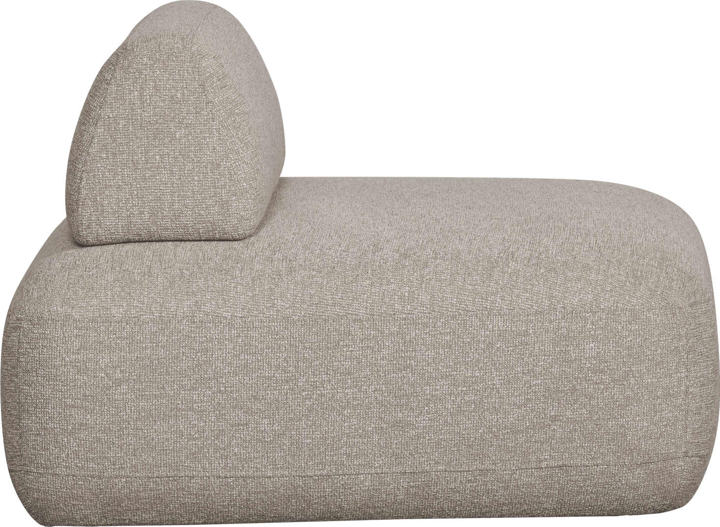 WOOOD Sterck fauteuil met verplaatsbare rugleuning naturel Naturel Fauteuil