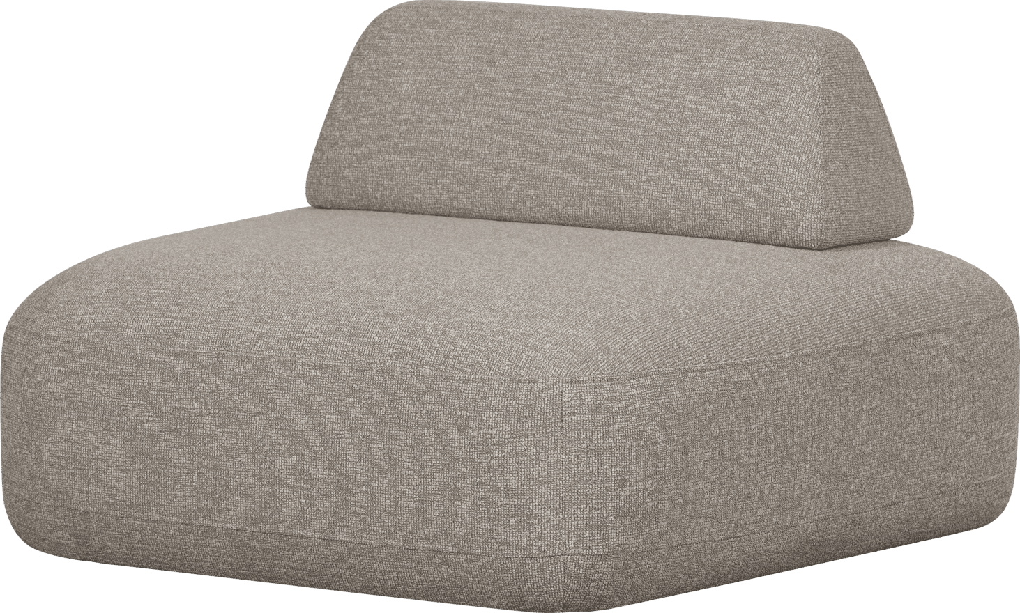 WOOOD Sterck fauteuil met verplaatsbare rugleuning naturel Naturel Fauteuil