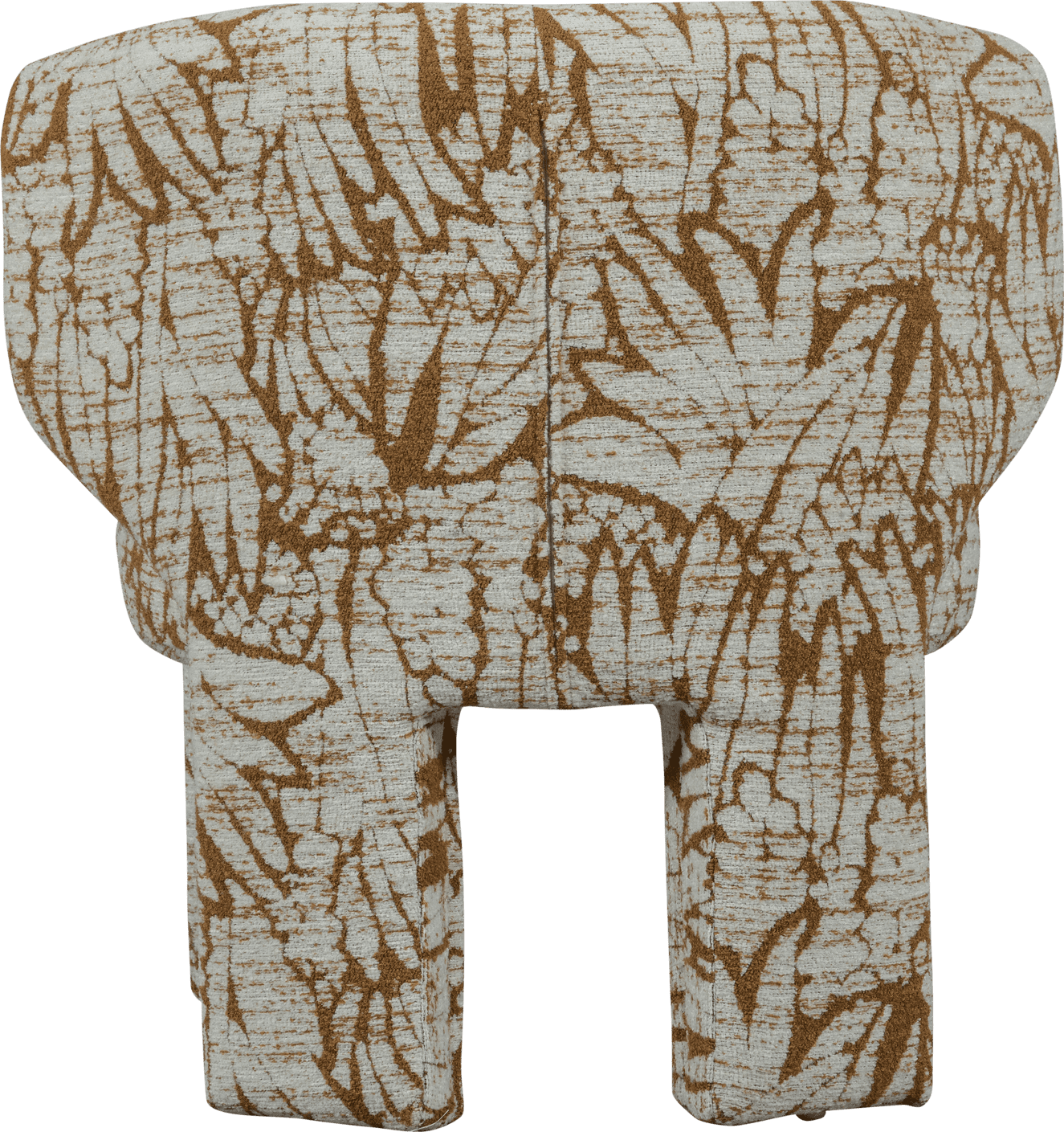 WOOOD Upke fauteuil met dessin naturel/bruin Bruin Fauteuil