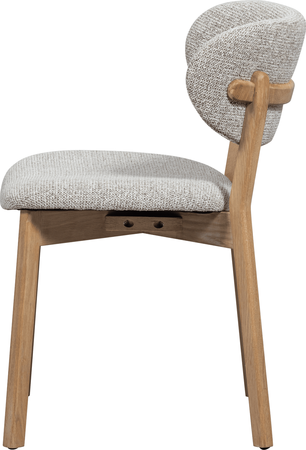WOOOD Udar eetkamerstoel met houten frame naturel Naturel Eetkamerstoel