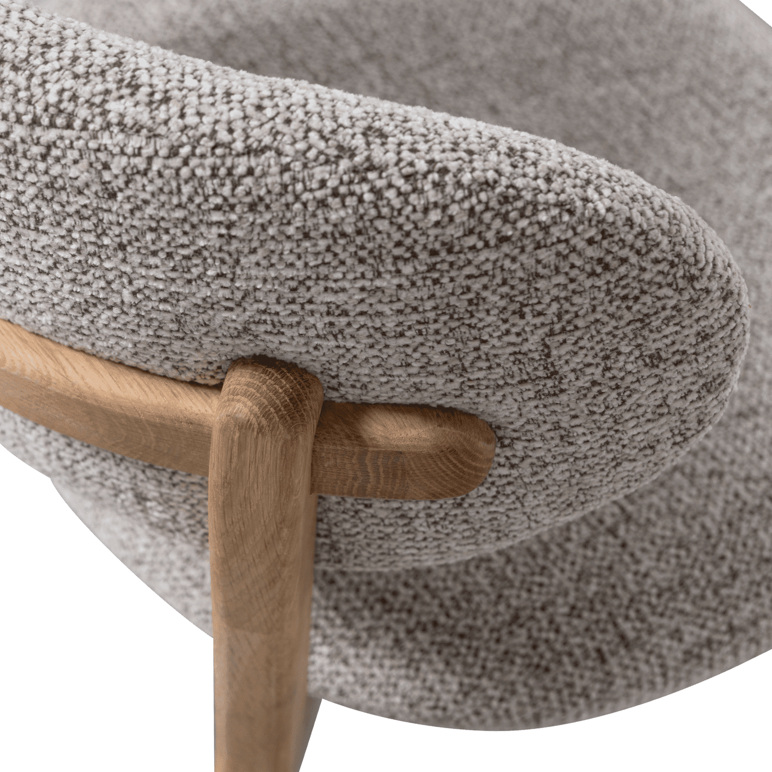 WOOOD Udar eetkamerstoel met houten frame naturel Naturel Eetkamerstoel
