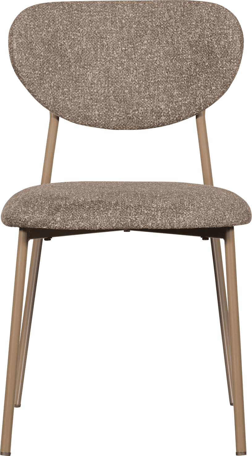 WOOOD Valor eetkamerstoel zand Beige|Bruin Eetkamerstoel