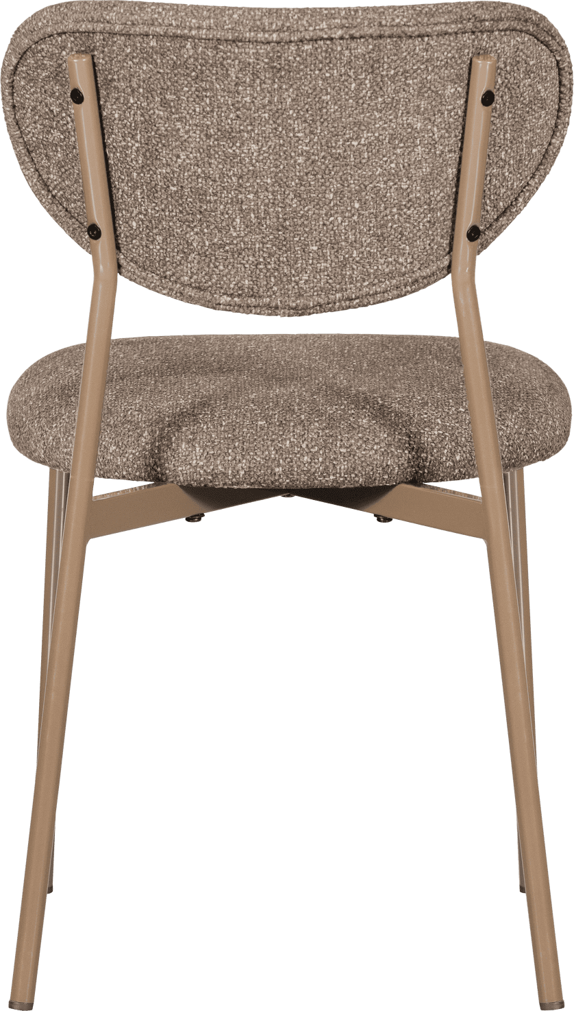 WOOOD Valor eetkamerstoel zand Beige|Bruin Eetkamerstoel
