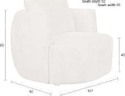 Fauteuil Rocca Latte - Afbeelding 9