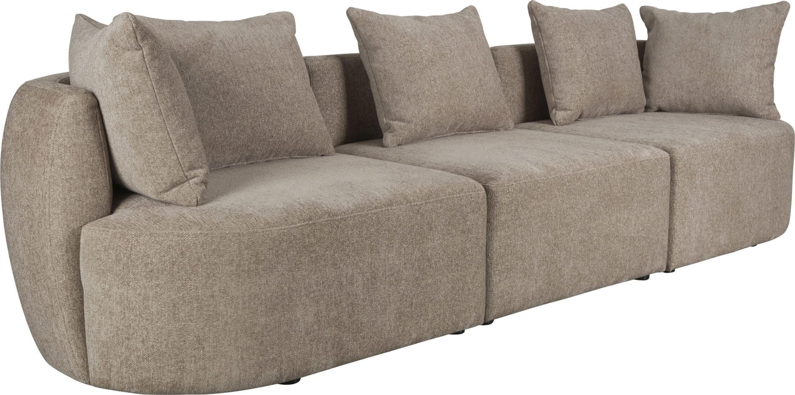 Bank Rocca 4.5 Seater Cappuccino - Afbeelding 2