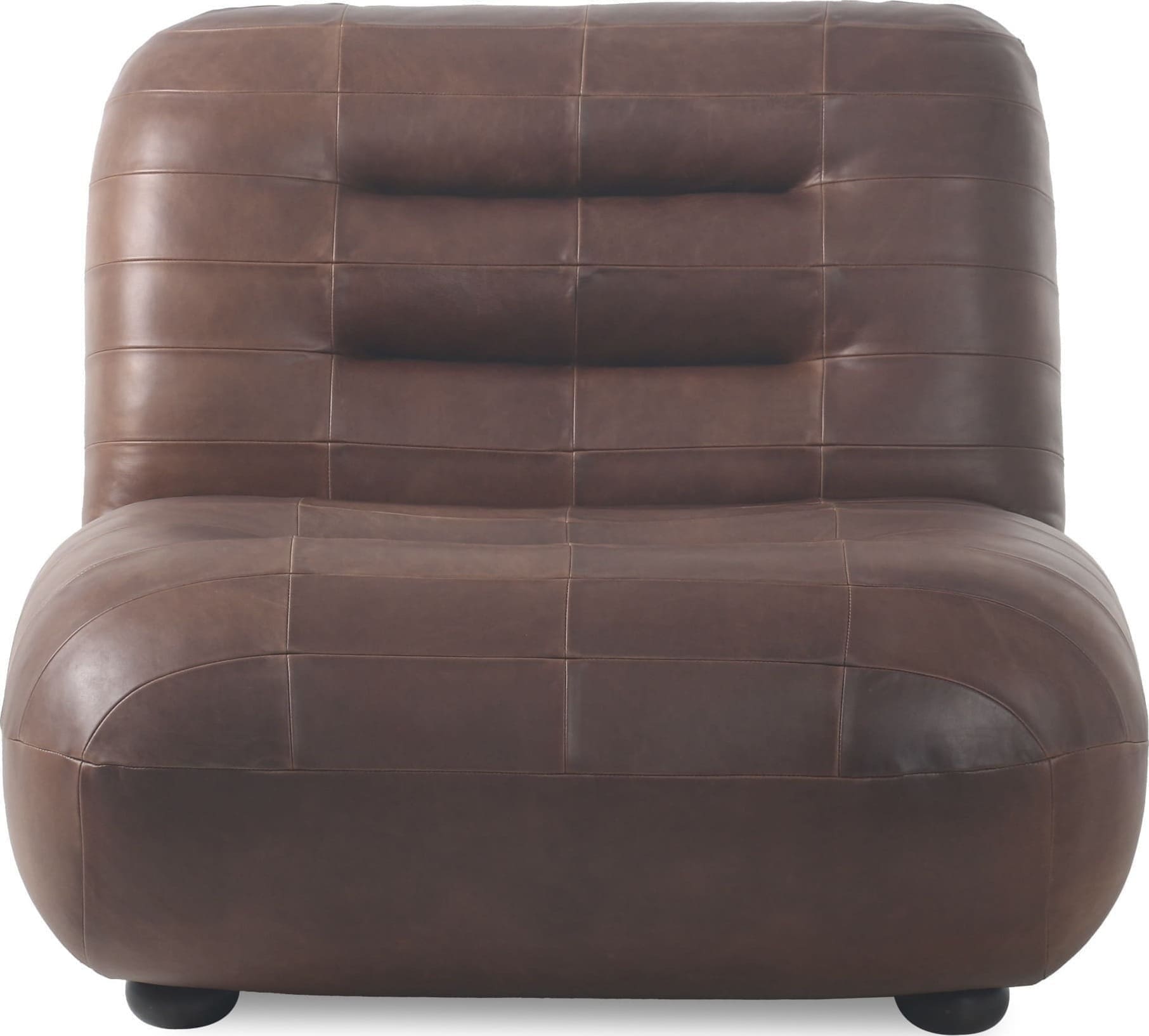Fauteuil Wyatt Wax Leather Chocolate Dutchbone