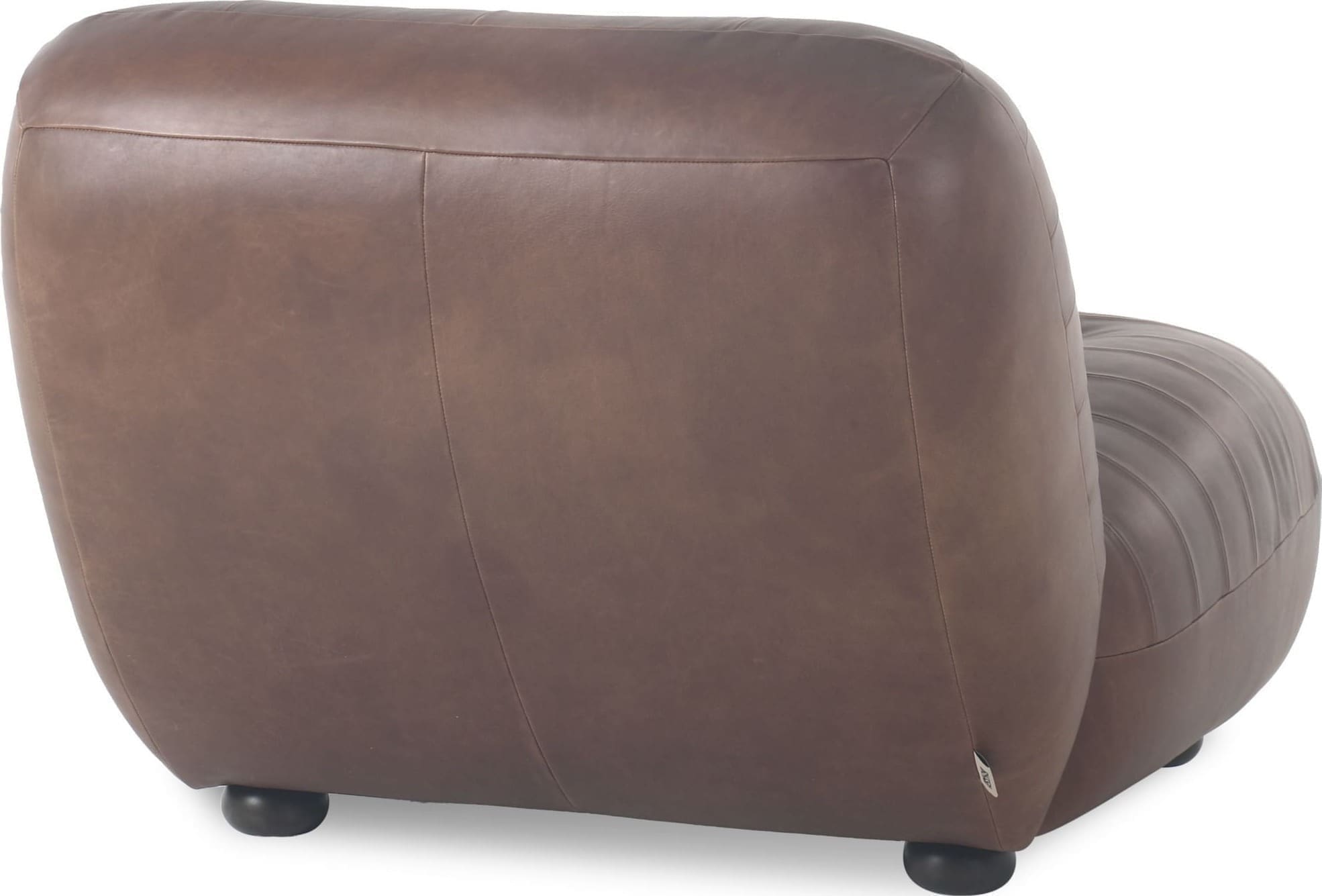 Fauteuil Wyatt Wax Leather Chocolate Dutchbone