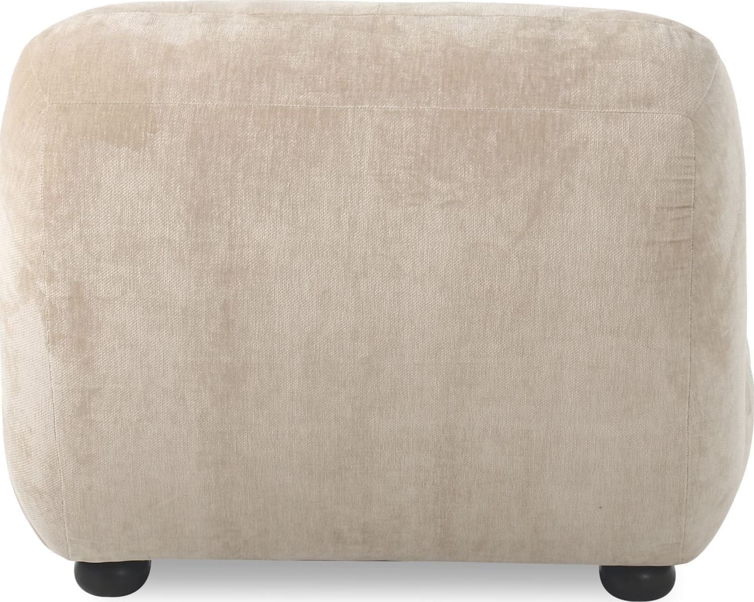 Fauteuil Wyatt Velours Beige Dutchbone