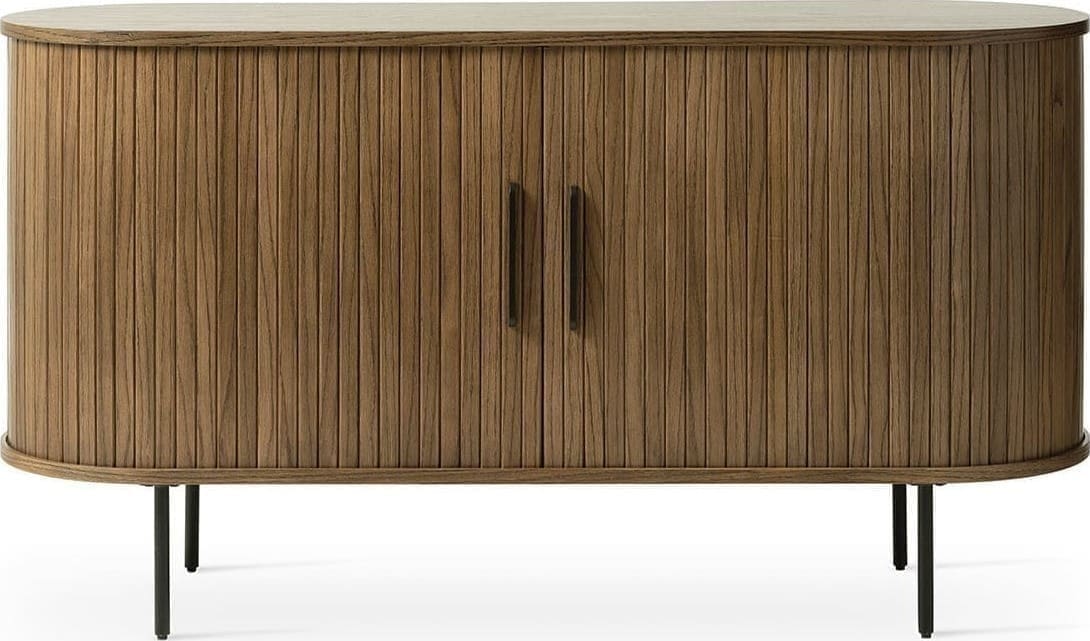 Feelings Wonen meubelen Philou dressoir smoked oak 140cm Bruin Dressoir