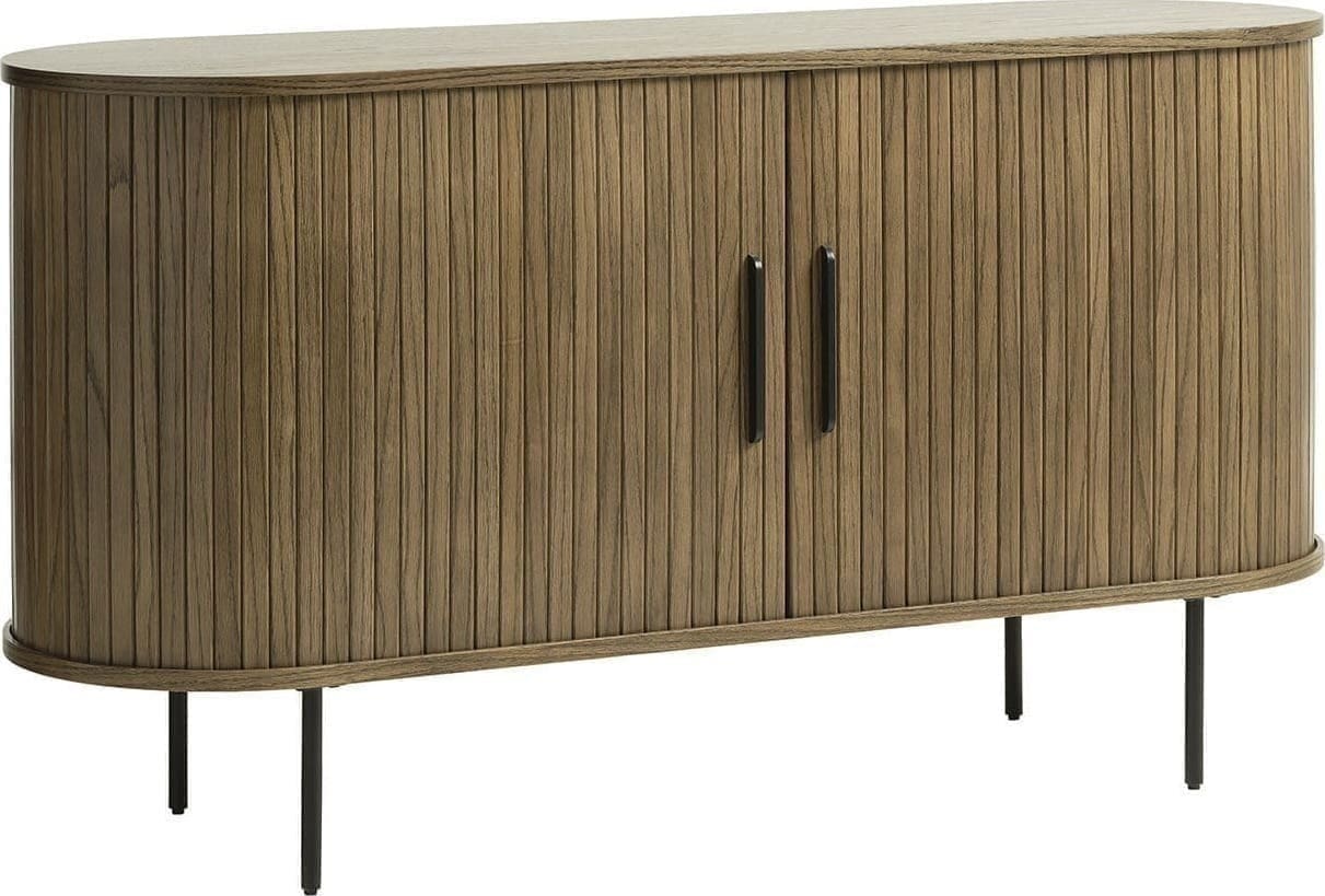 Feelings Wonen meubelen Philou dressoir smoked oak 140cm Bruin Dressoir