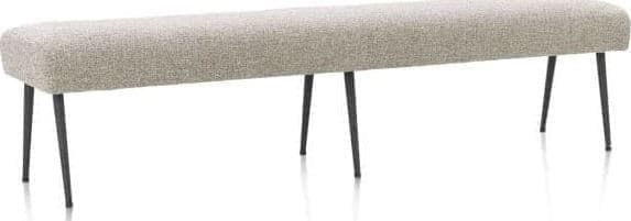 Henders & Hazel Jace eetkamerbank 200 cm - zonder rug + pocket Eetkamerstoel