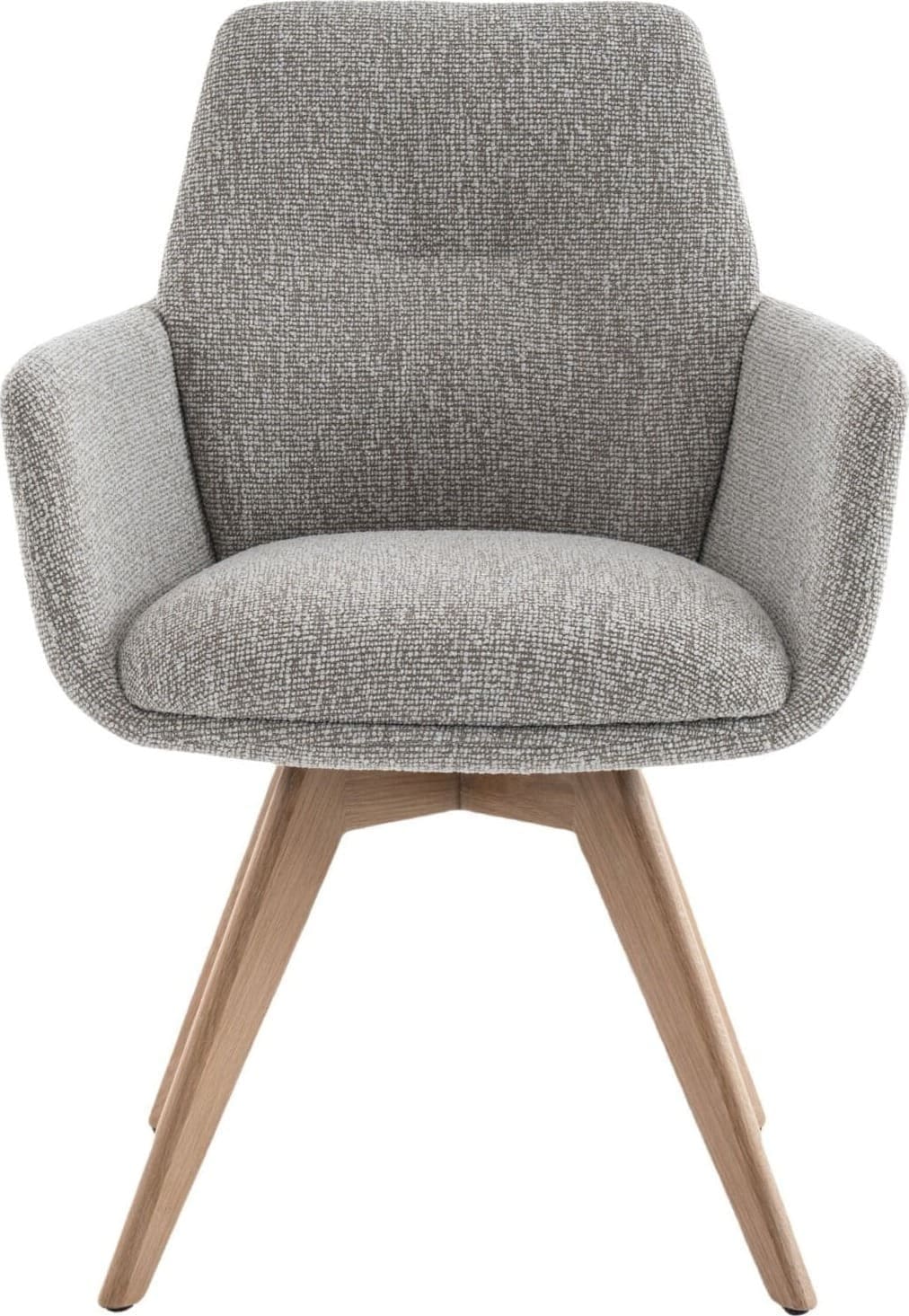INHOUSE Eetkamerstoel Jasmia taupe hout Taupe Eetkamerstoel