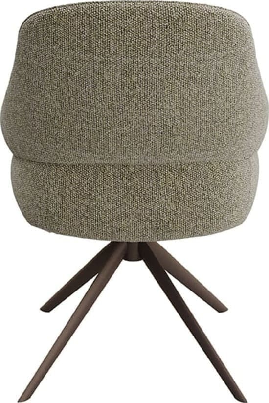 LABEL51 Eetkamerstoel Bern - Truffel grijs - Boucle Grijs Eetkamerstoel