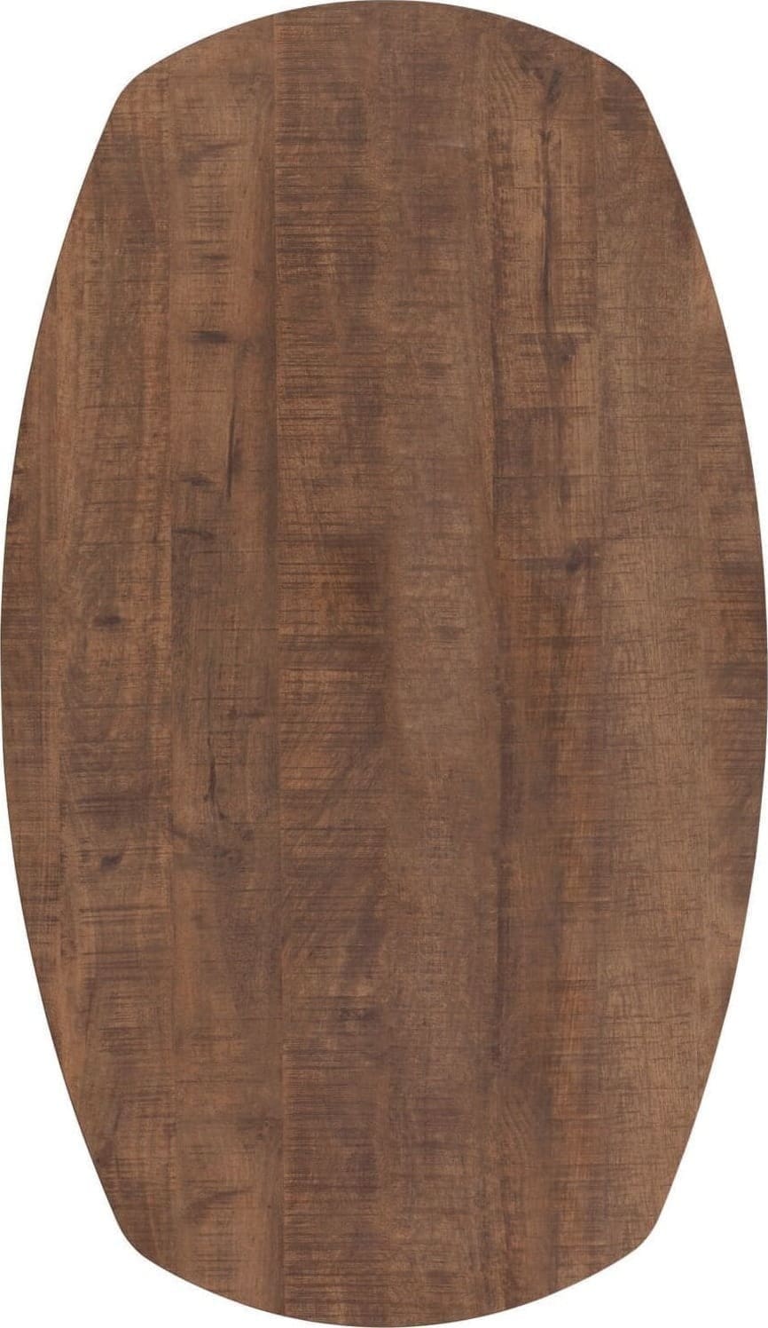 Profijt Meubel Eettafel Rizoma 160x92 cm Deens ovaal bruin Bruin Eettafel