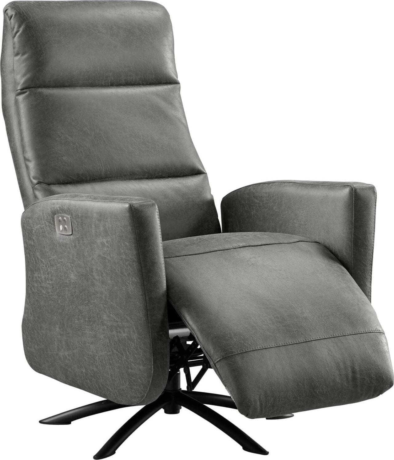 Profijt Meubel Relaxfauteuil Cervan elektrisch small grijs Grijs Fauteuil
