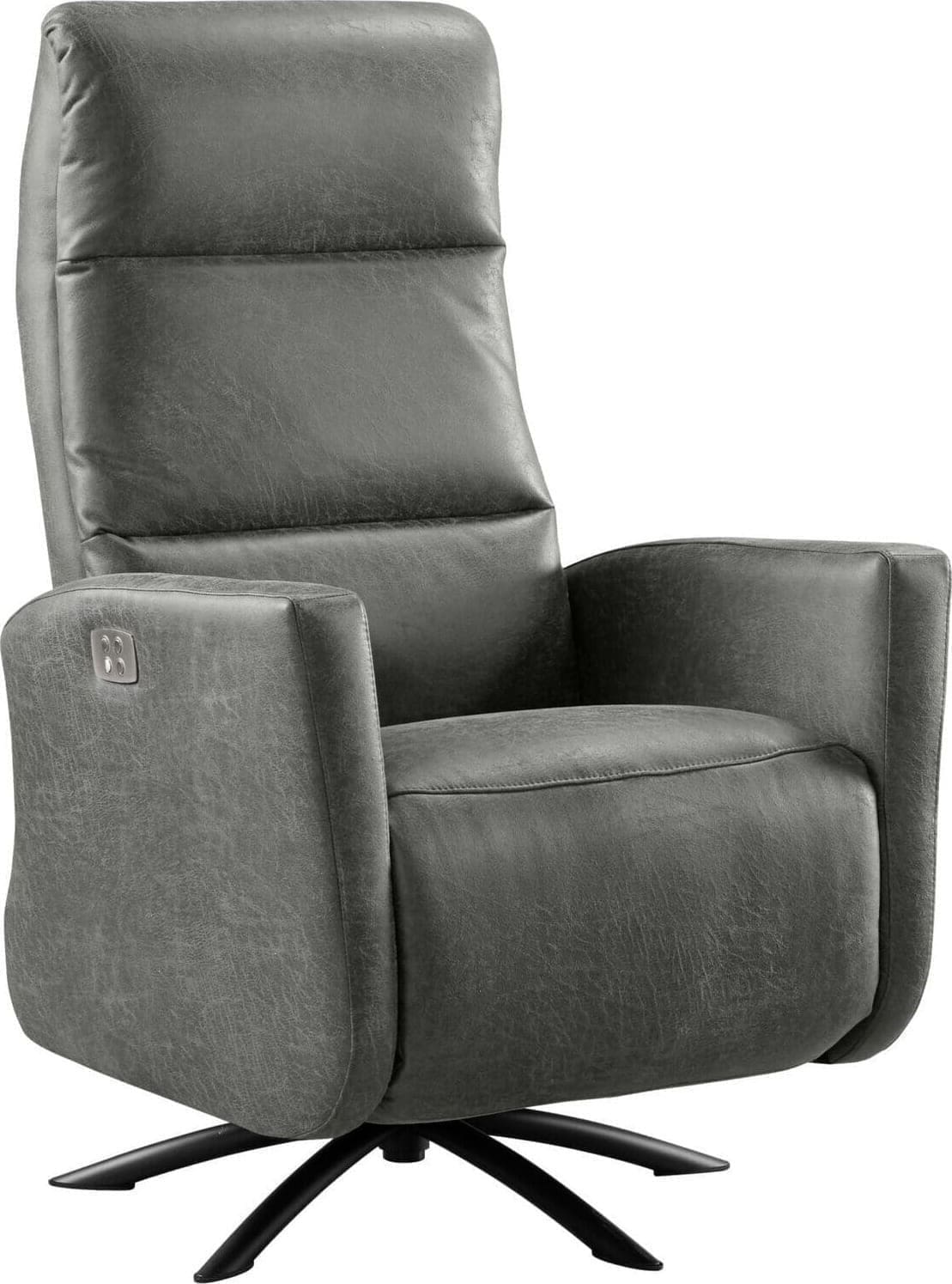 Profijt Meubel Relaxfauteuil Cervan elektrisch small grijs Grijs Fauteuil